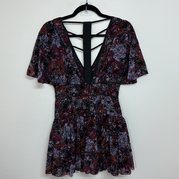 Free People Perfect Dream Dress‎ Berry Combo Size 0 - Picture 5 of 7